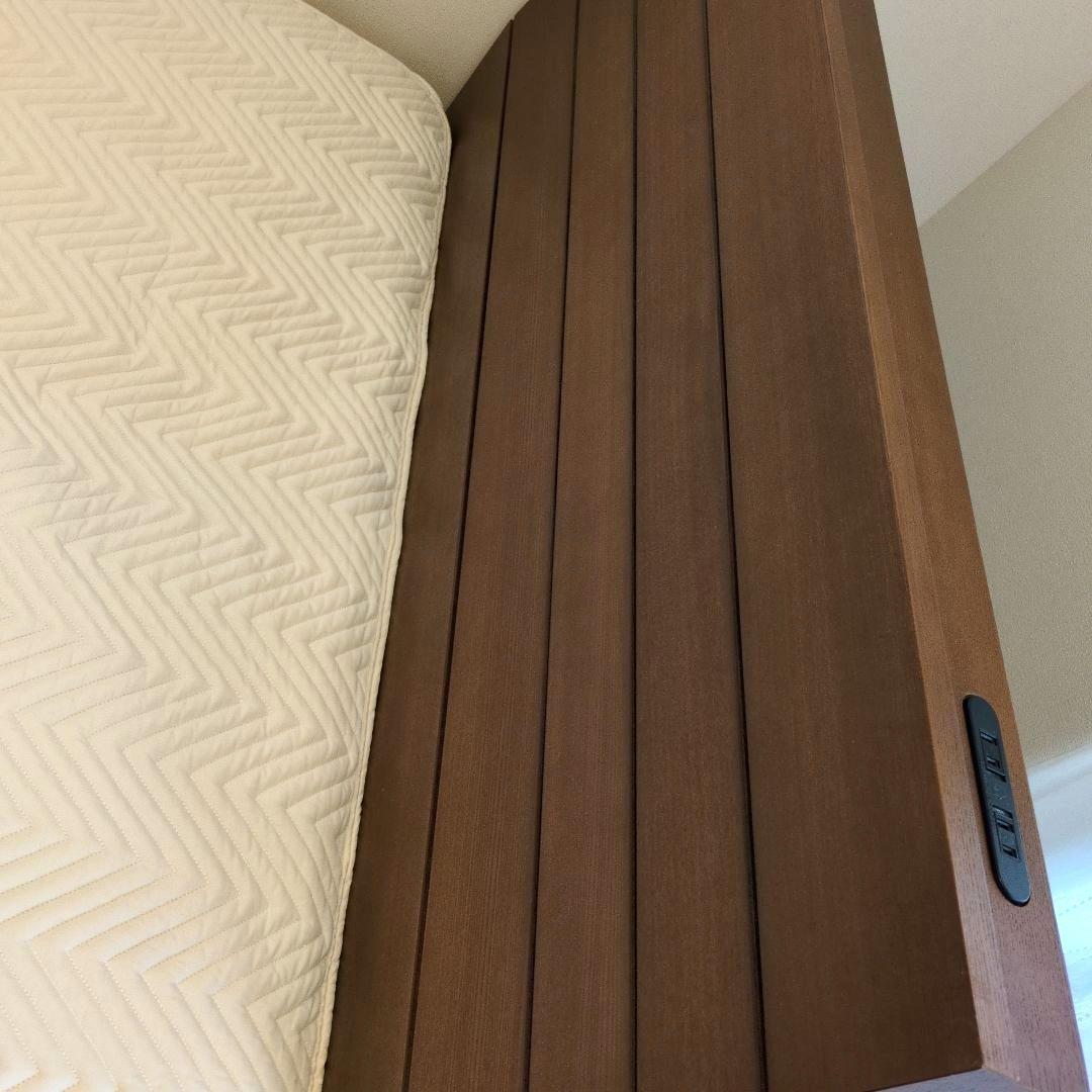 美品　マットレス(ニトリ)　ベッドフレーム　ベッドマット3点セット