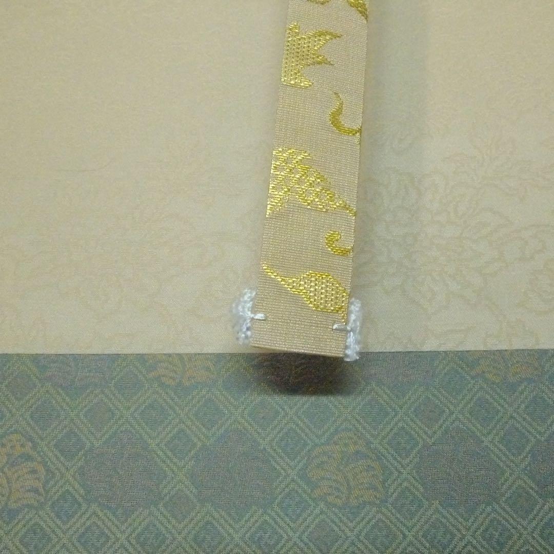 2120様感謝‼️掛け軸「富貴長春図」画 シノワズリー絹本肉筆署名落款希