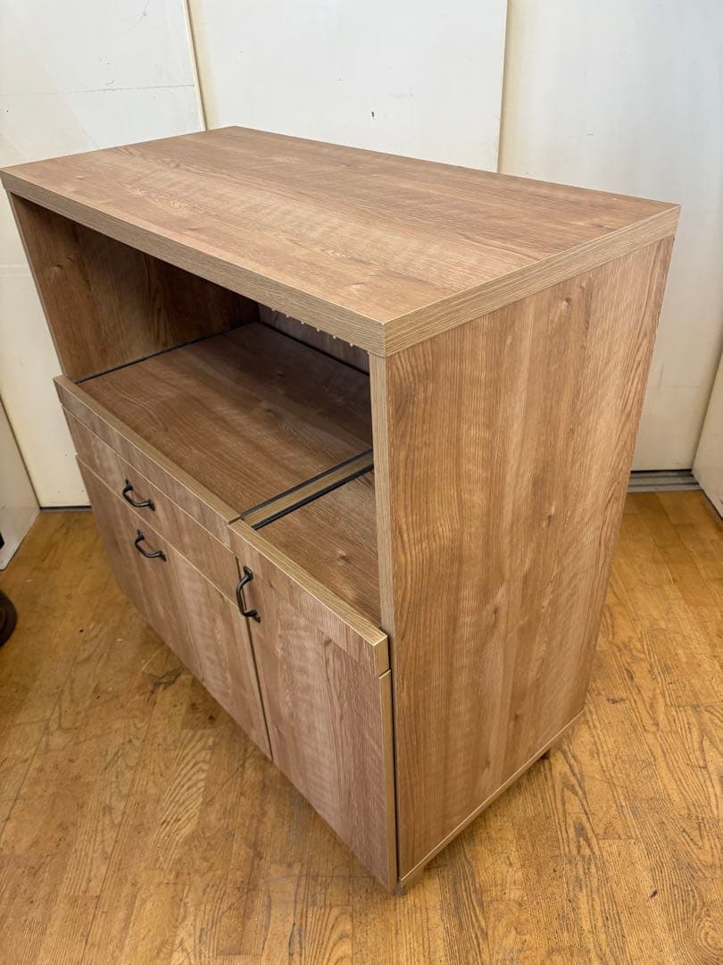 M062キッチンカウンター 幅900mm 木目調