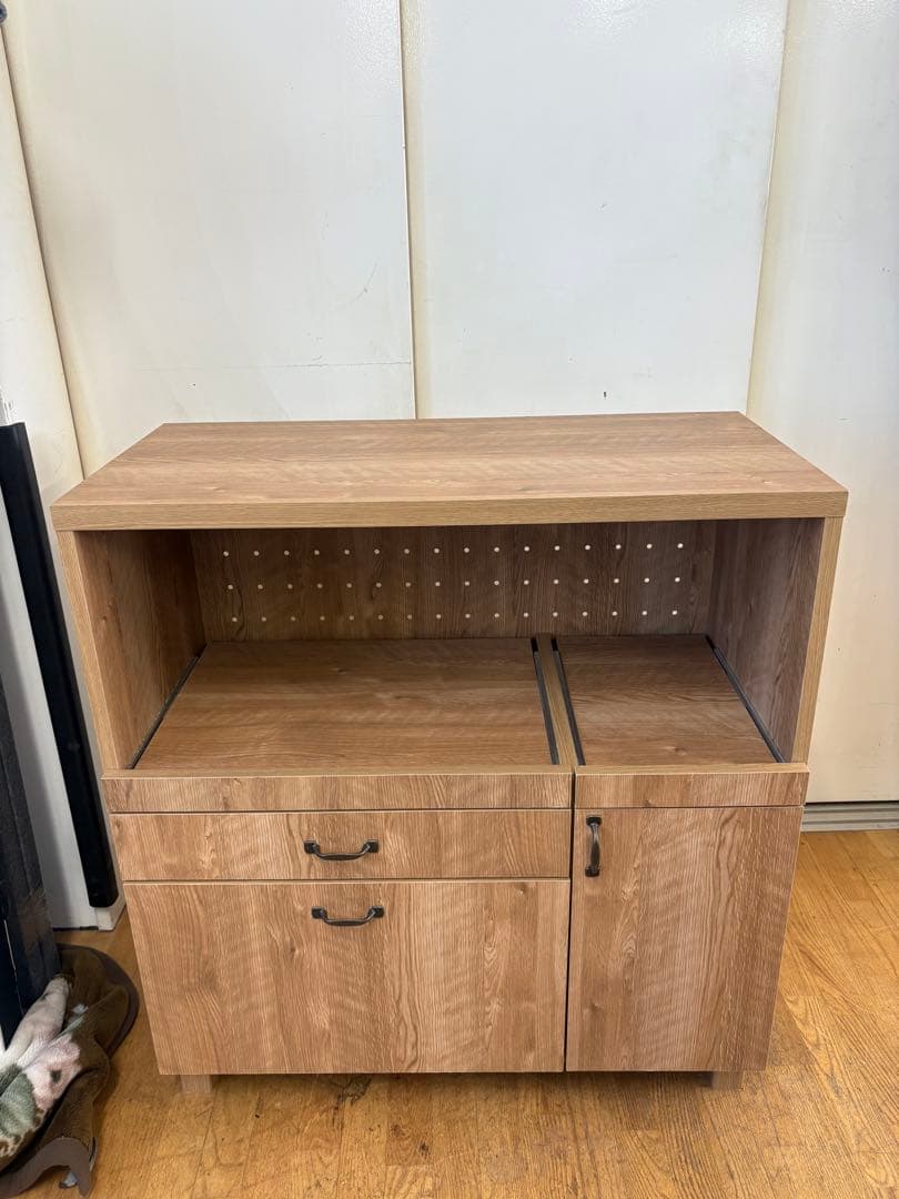 M062キッチンカウンター 幅900mm 木目調