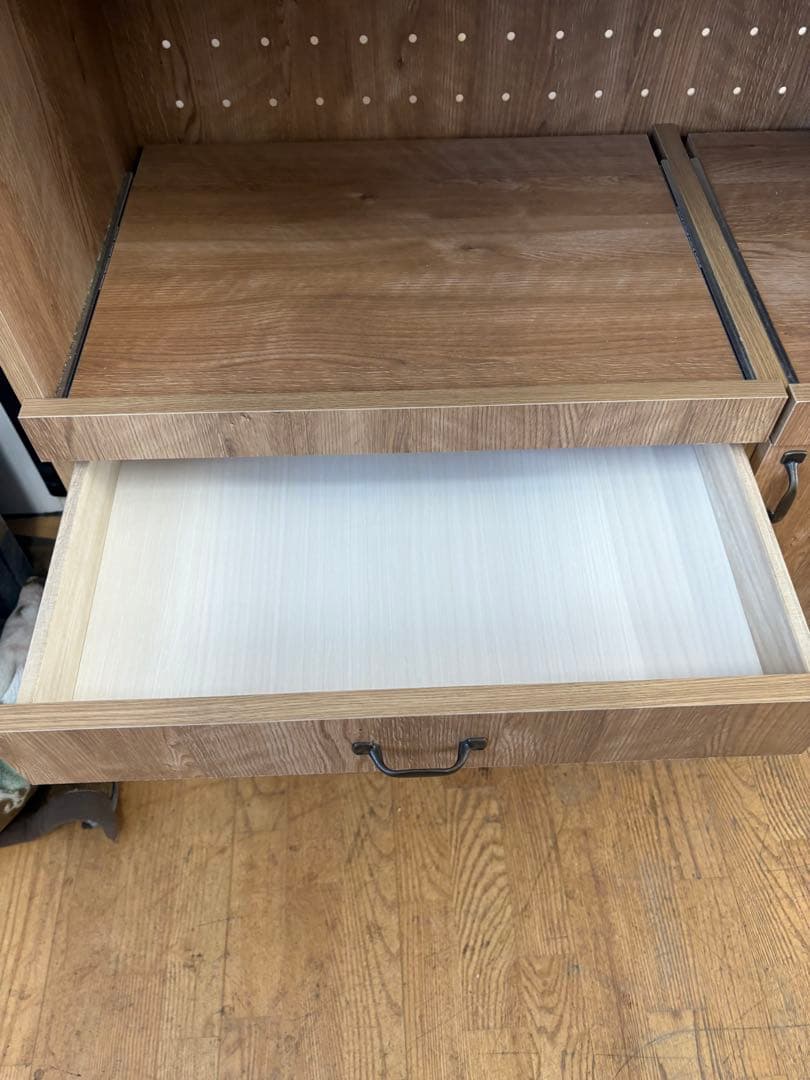 M062キッチンカウンター 幅900mm 木目調