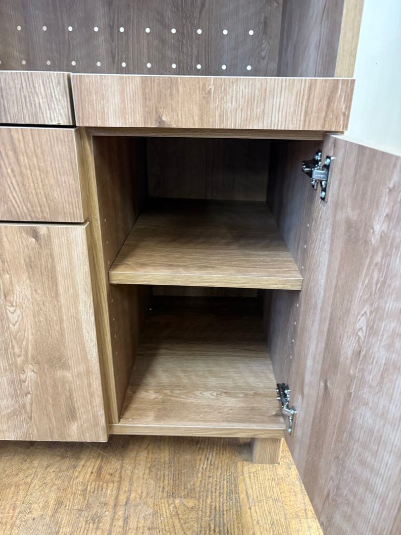 M062キッチンカウンター 幅900mm 木目調