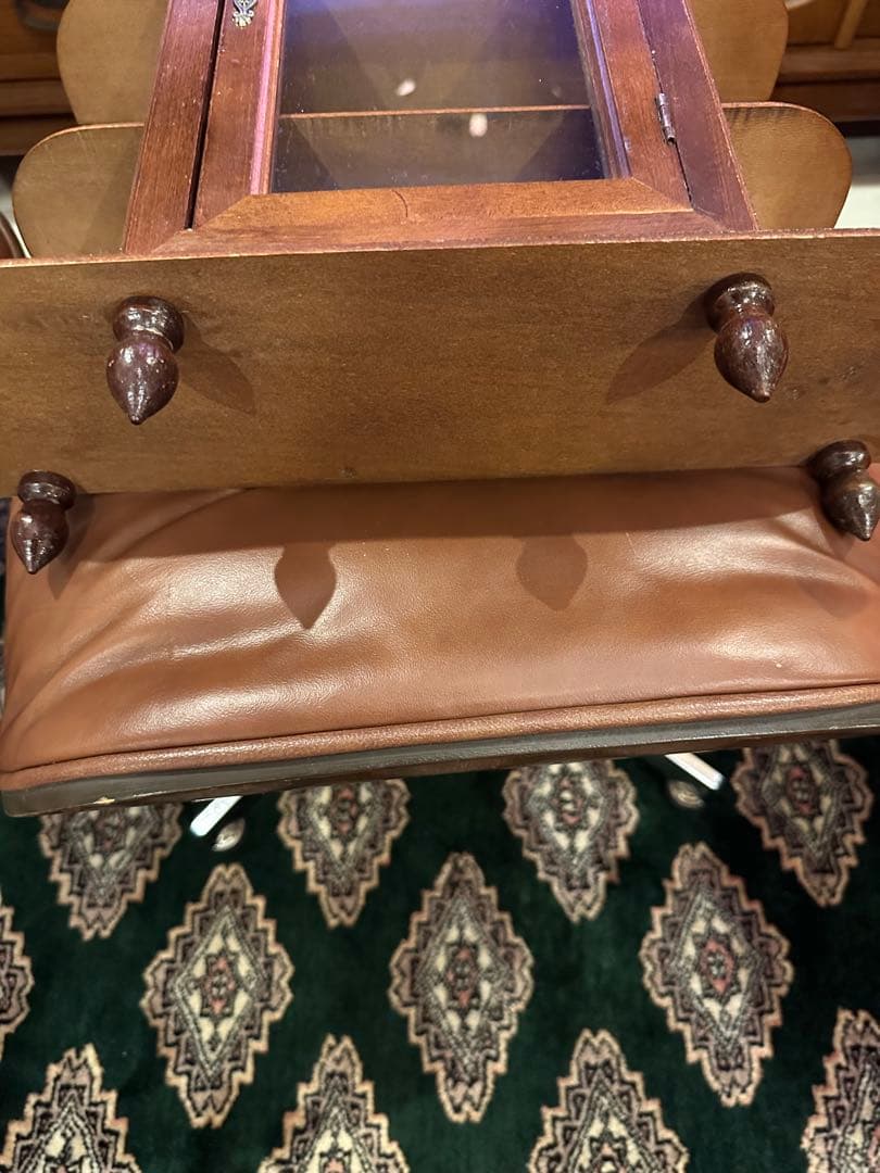 アメリカ製　ヴィンテージ　ミッドセンチュリー　背面ミラーコレクションケ