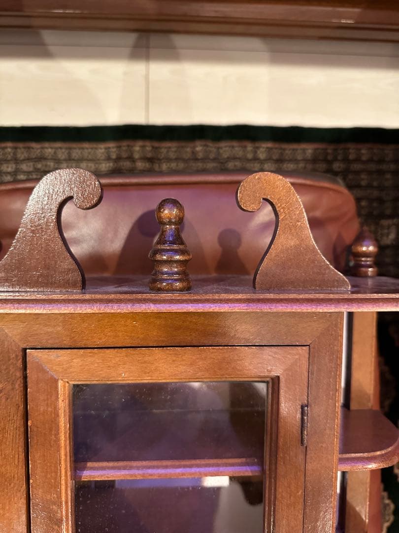 アメリカ製　ヴィンテージ　ミッドセンチュリー　背面ミラーコレクションケ