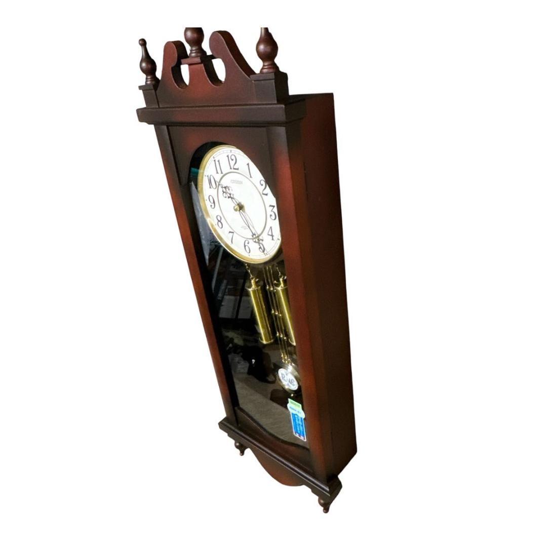 希少 CITIZEN 振り子時計 ストロークN 報時付き 4MJ807 シチズン