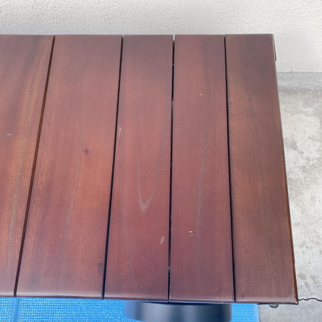 レトロ風 車輪付テレビ台 テレビボード ローボード 幅120㎝