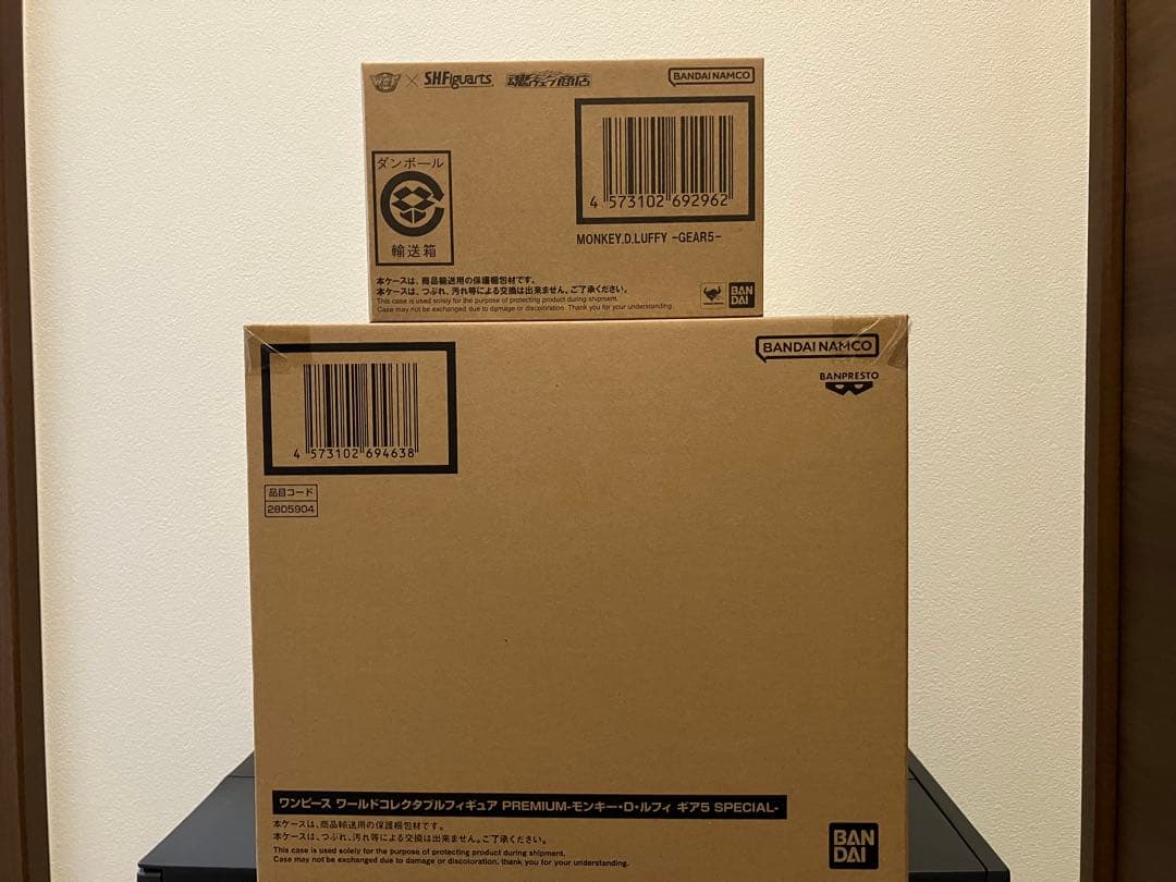 【未開封】ワールドコレクタブル×S.H.Figuarts ルフィ ギア5