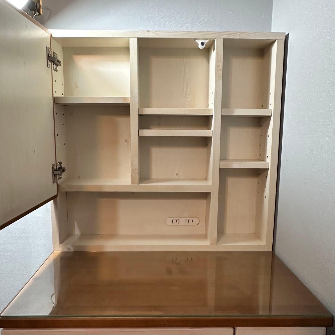 ドレッサー 幅65cm ナチュラル×ホワイト スツール セット アンリュクス