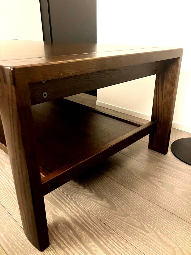 m*e様 美品 浜本工芸 センターテーブルT-2400 無垢 オーク 天然木 ジ