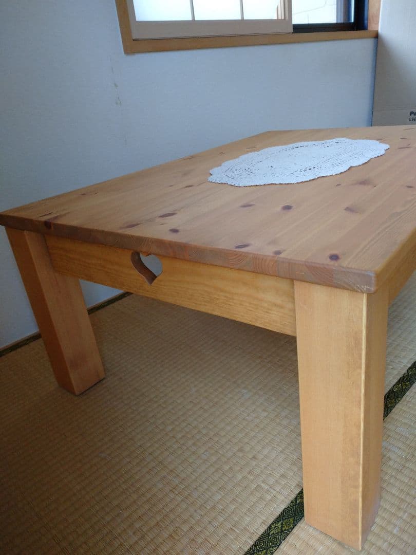 【おまけ付き】パイン材 カントリーローテーブル