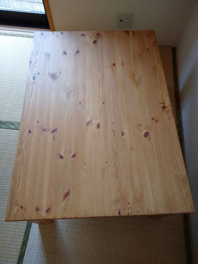 【おまけ付き】パイン材 カントリーローテーブル