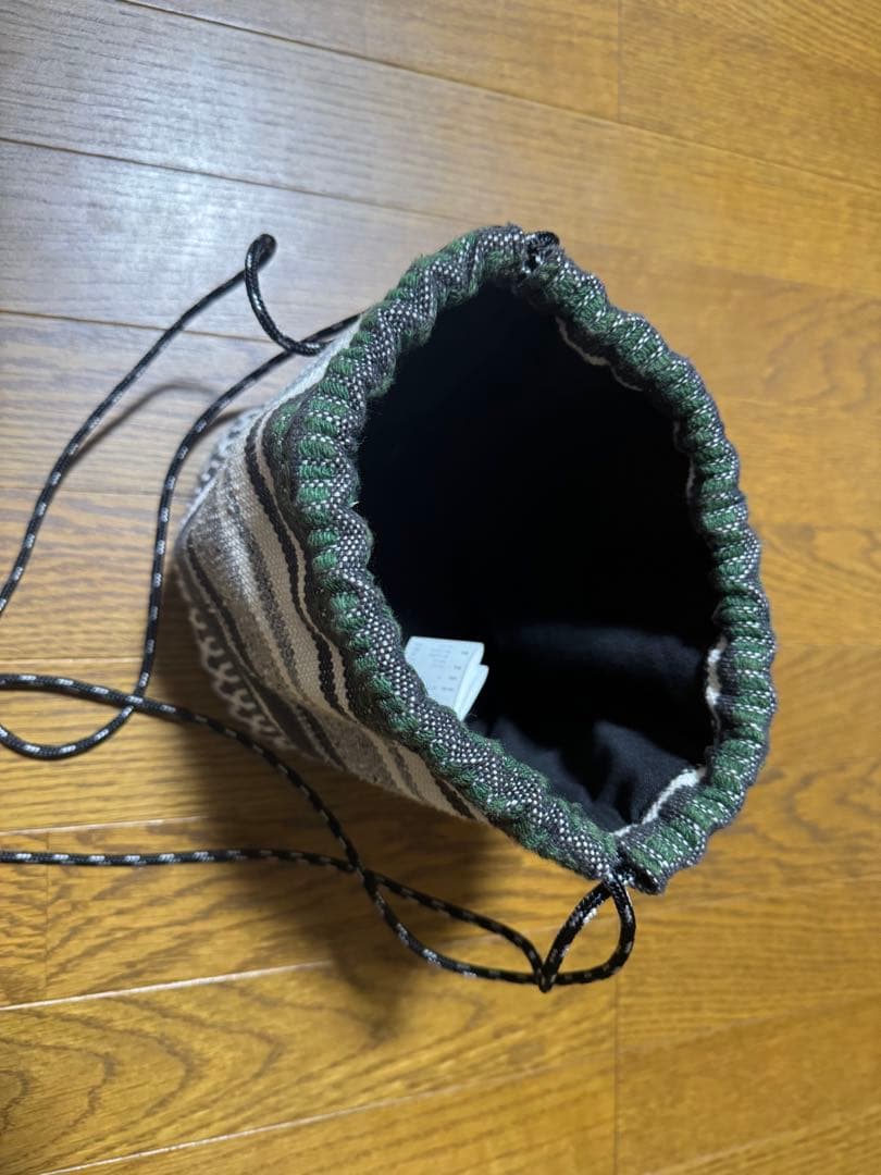 NEIGHBORHOOD ストライプ柄 巾着袋