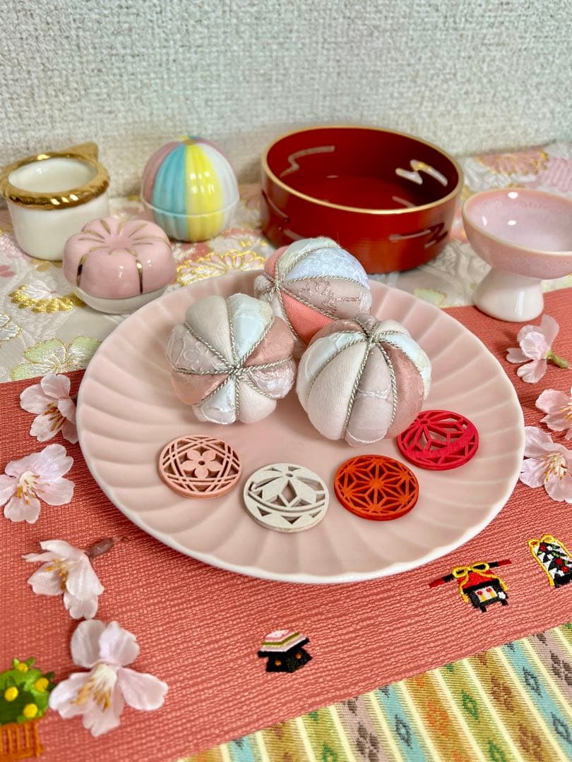 ハンドメイド手毬　お飾り