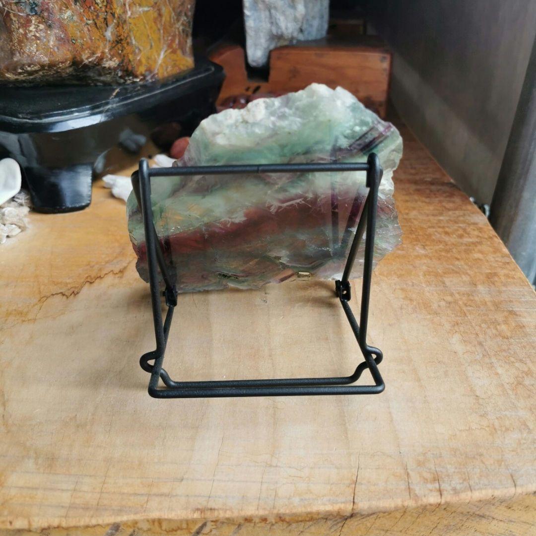 フローライト　722グラム　鑑賞石　石 置物　オブジェ　インテリア