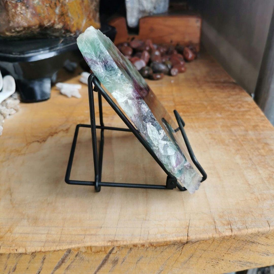 フローライト　722グラム　鑑賞石　石 置物　オブジェ　インテリア