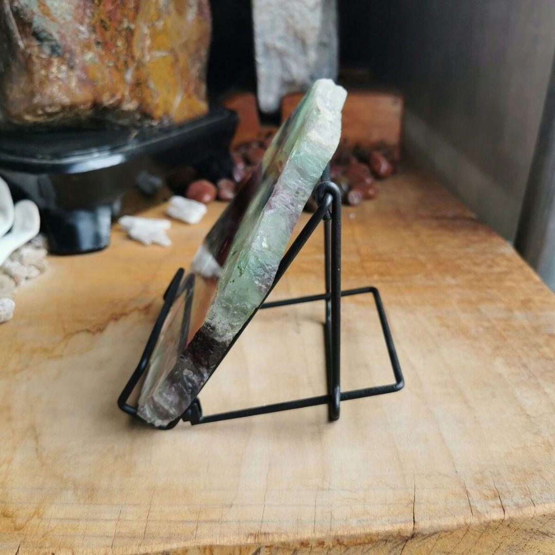 フローライト　722グラム　鑑賞石　石 置物　オブジェ　インテリア