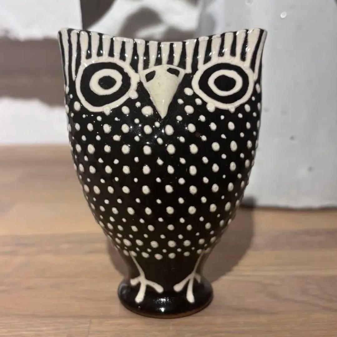 リトアニア製 陶器の笛 3点セット《フクロウ×2 鳩×1》