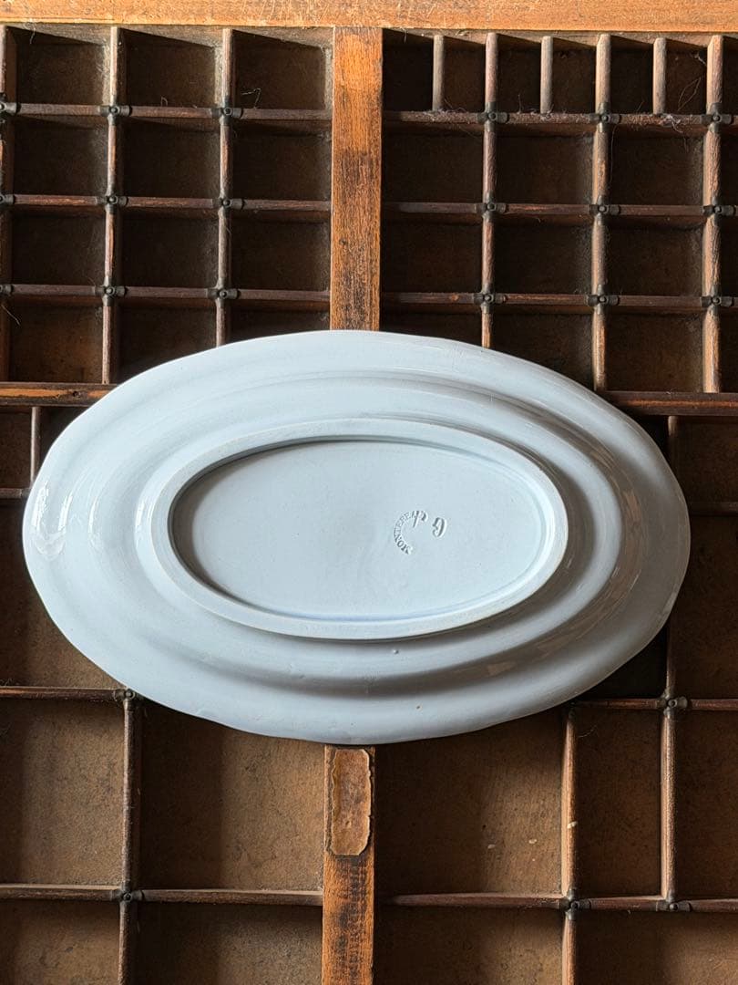 ⚫︎フランスアンティーク⚫︎クレイユ モントロー⚫︎花リムのラビィエ 美品 希少