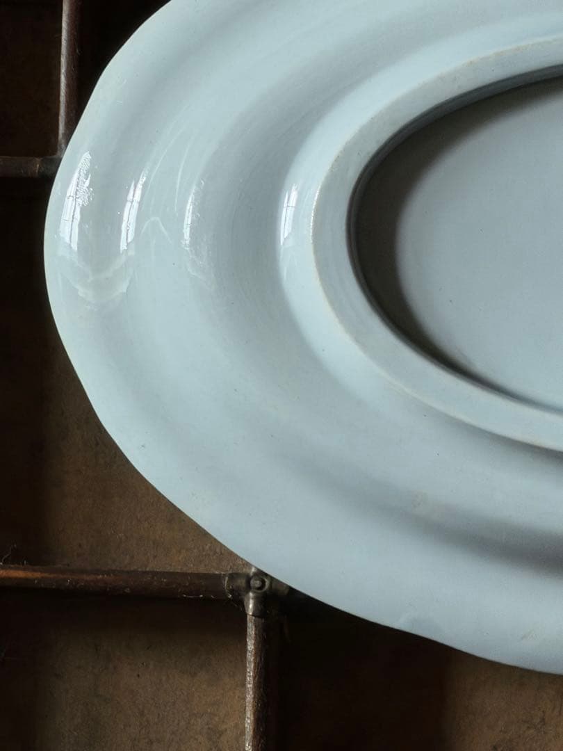 ⚫︎フランスアンティーク⚫︎クレイユ モントロー⚫︎花リムのラビィエ 美品 希少