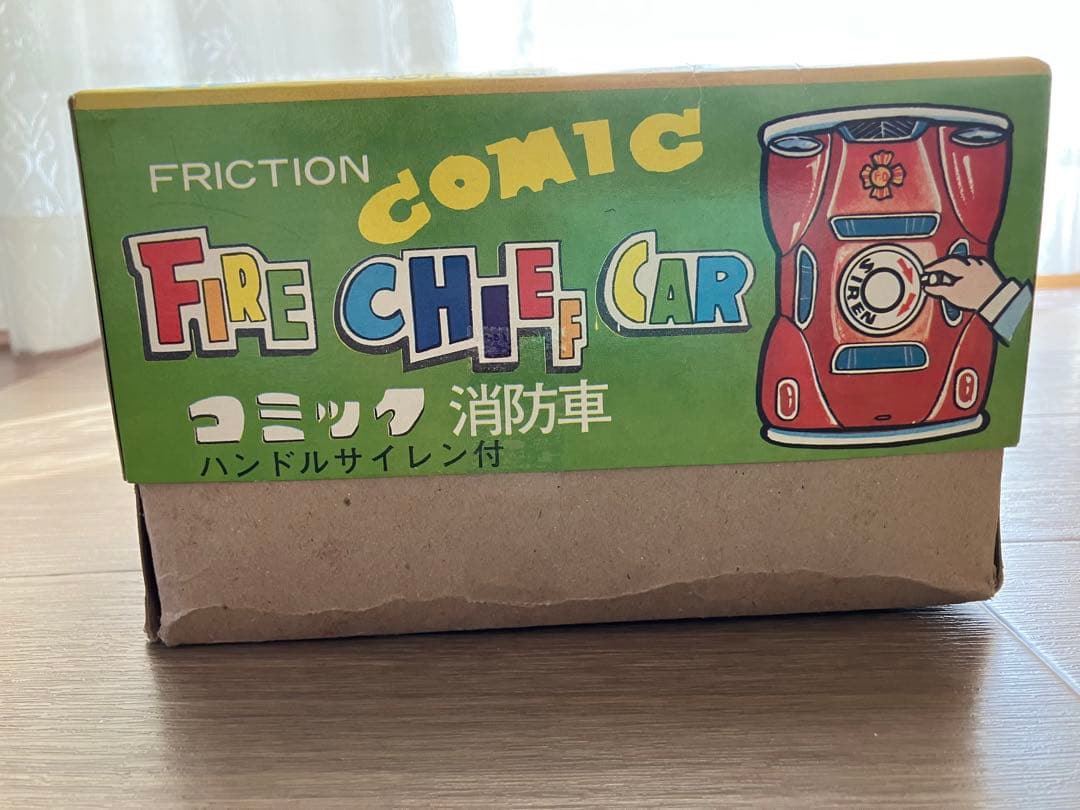 レア】コミック消防車 ブリキのおもちゃ 昭和レトロ 日本製 - メルカリ