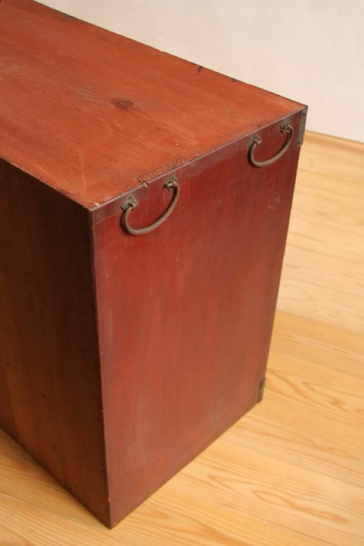 木製チェスト　収納棚　3段　和家具　古道具　古家具　ビンテージ　アンティーク