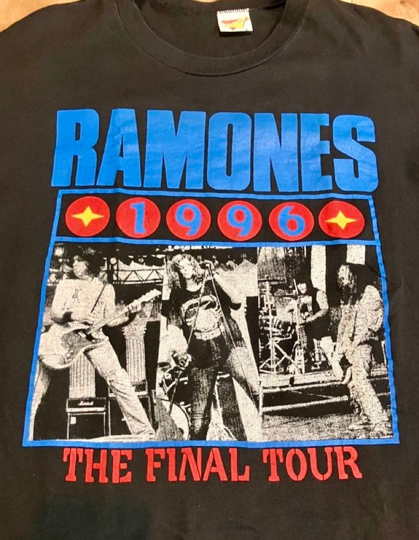 ビンテージRAMONESラモーンズFINALTOUR90sロックバンド当時物希少