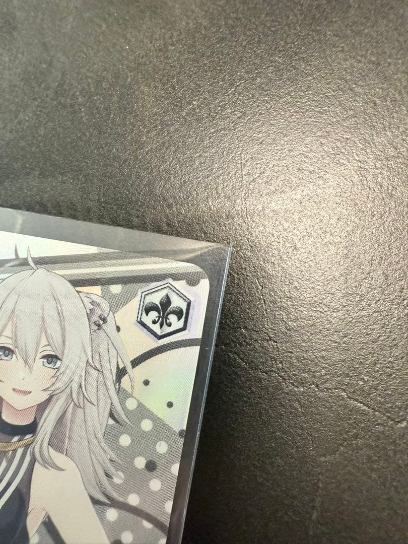 ヴァイスシュヴァルツ　緑担当　獅白ぼたん　サインカード