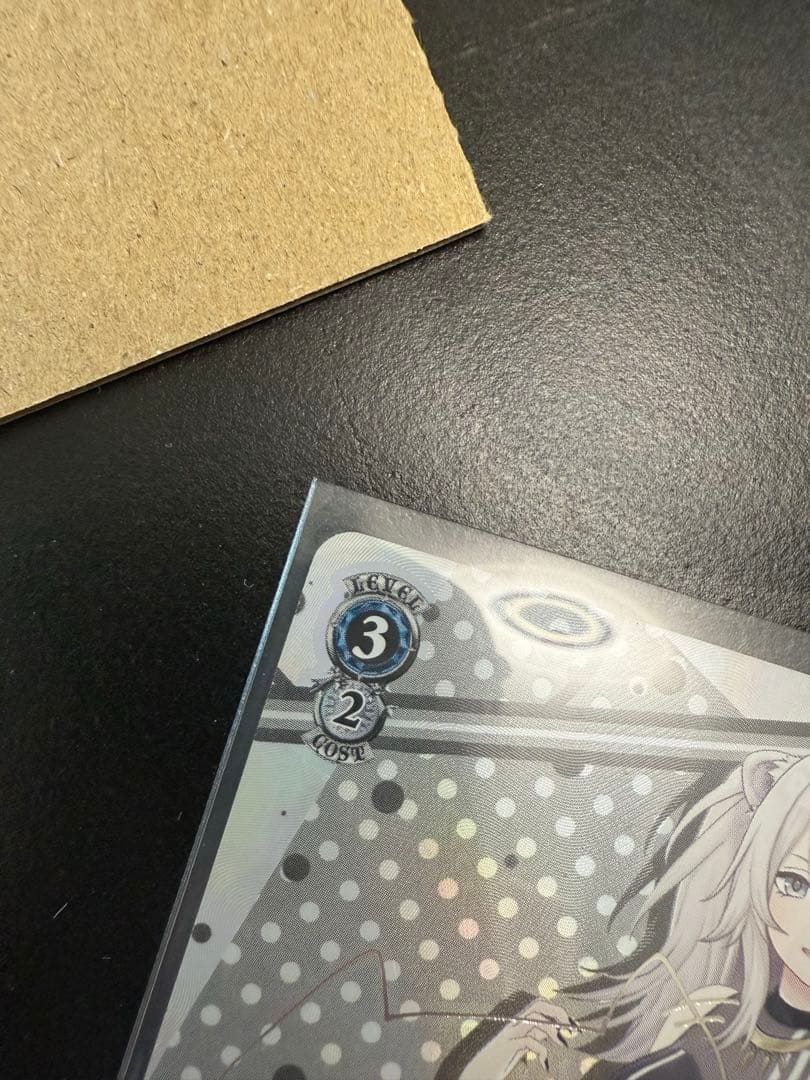 ヴァイスシュヴァルツ　緑担当　獅白ぼたん　サインカード