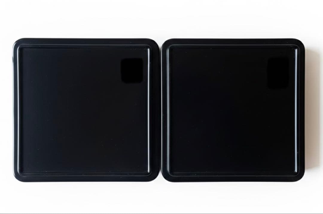 極美品】高級 輪島塗 二段重箱 6.5寸 朱の菊文様 共箱付 本漆 天然木