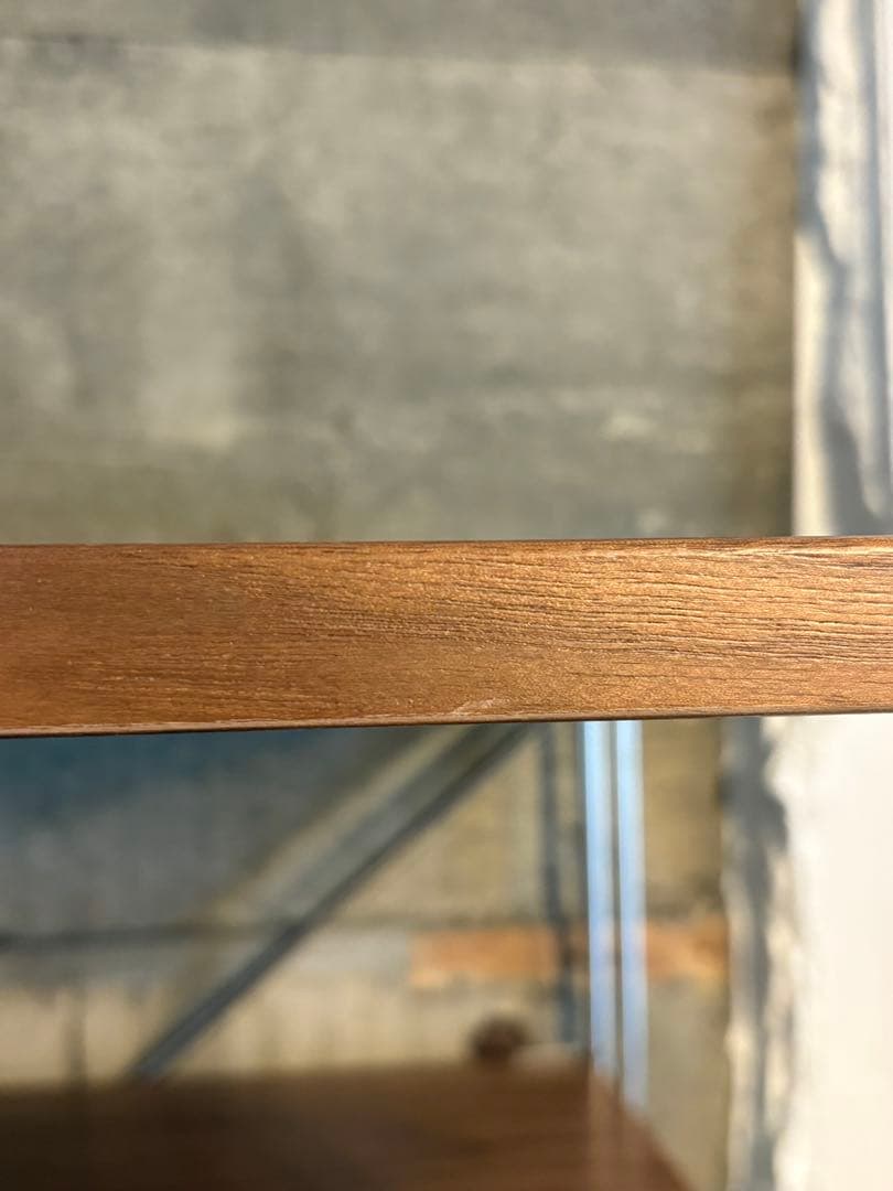 値下げ！　MUJI ステンレスユニットシェルフ ウォールナット ワイド　大