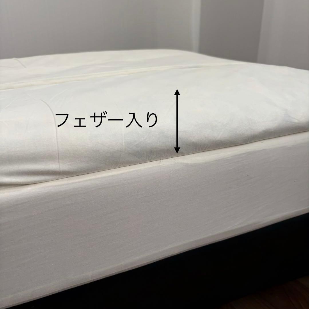 オットマン/スツール/ベージュ/本革/レザー/ファブリック/バネ/座面フェザー入