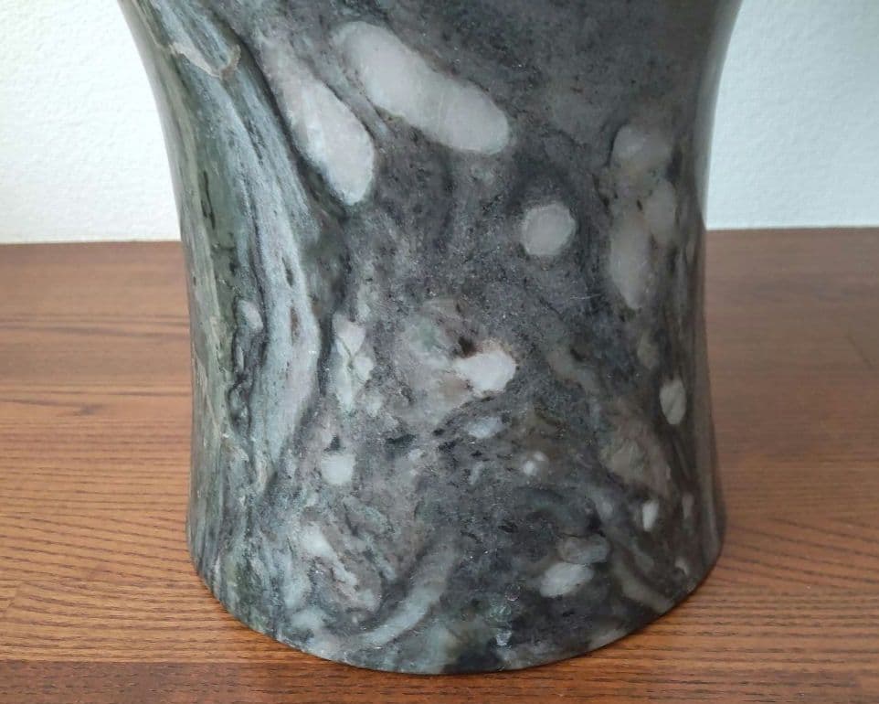 重量感！『高麗大理石壺(開運の壺) 証明書付き』高さ：約36cm重さ：約