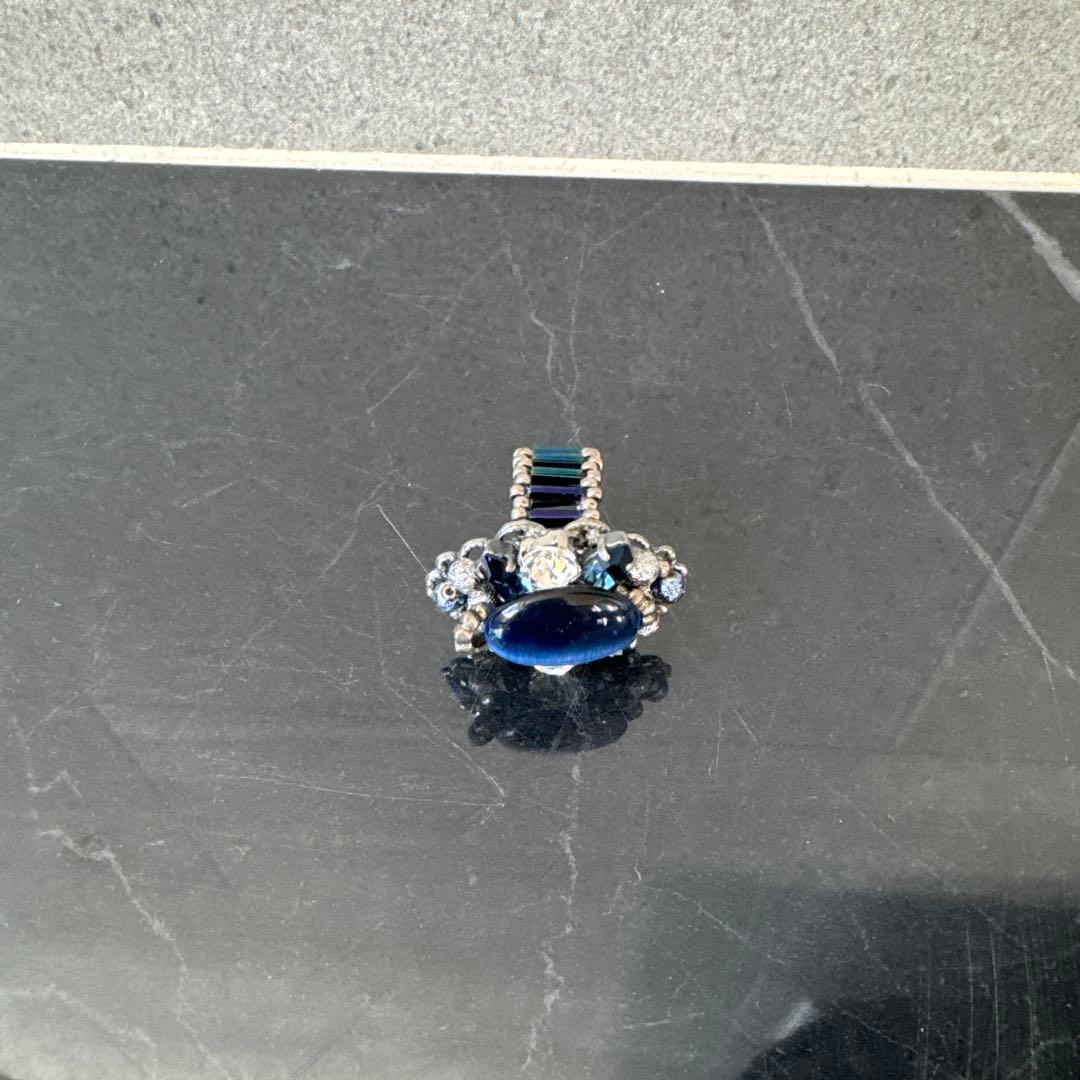 ビーズネックレスとリングのセット