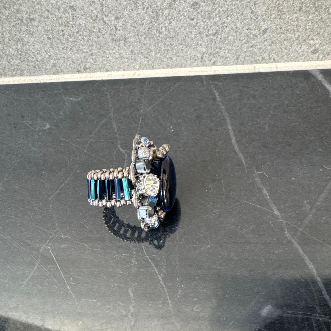 ビーズネックレスとリングのセット