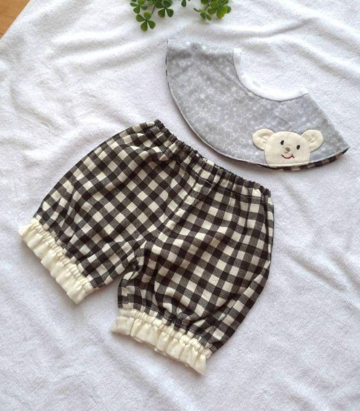 ☆限定在庫sale☆ネズミだよ！まんまるスタイ& かぼちゃパンツ