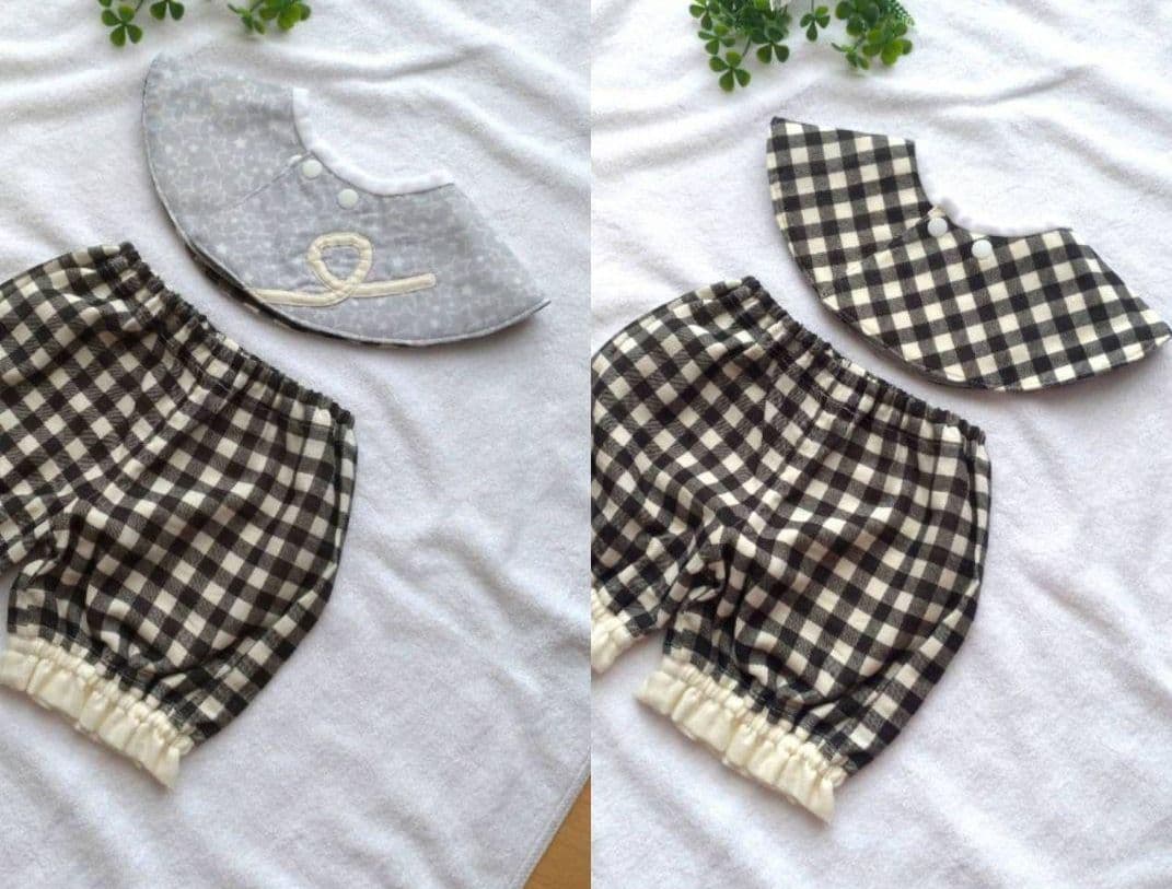 ☆限定在庫sale☆ネズミだよ！まんまるスタイ& かぼちゃパンツ