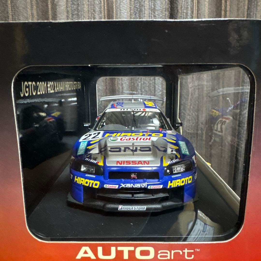 AUTOart XANAVI HIROTO GTR (R34) 1/18 - メルカリ