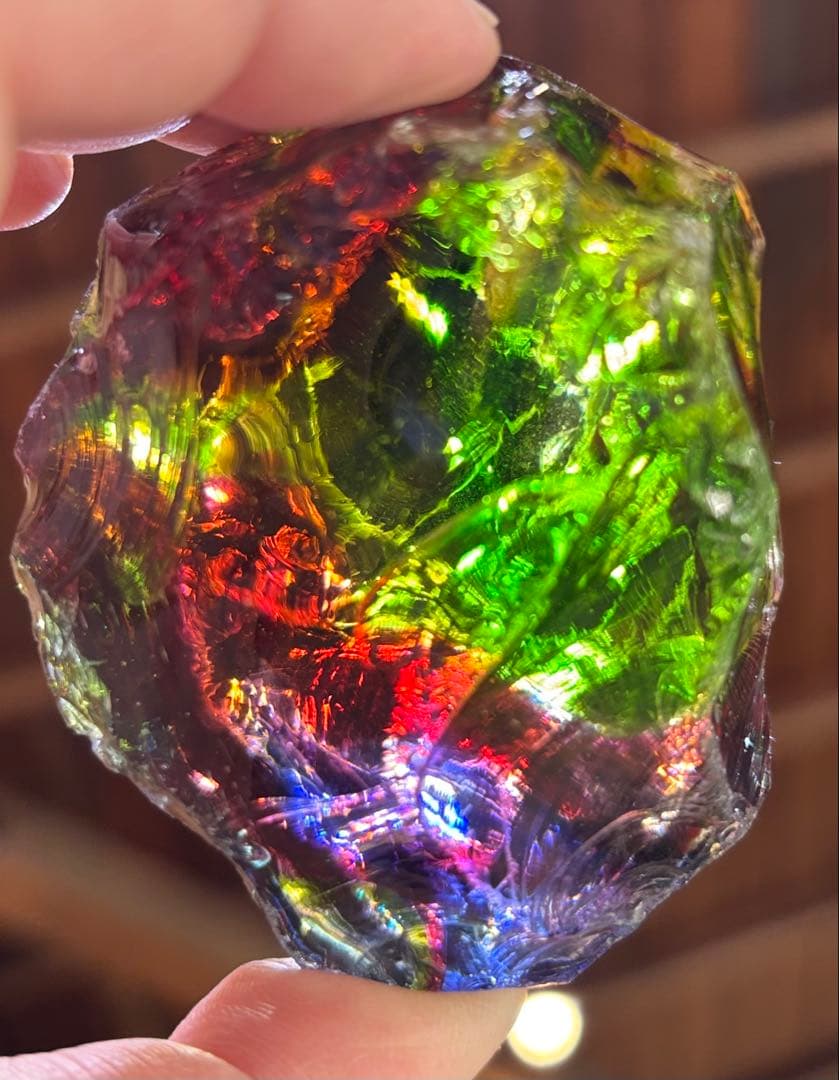 アンダラクリスタル レインボー　マルチカラー　Andara Crystal