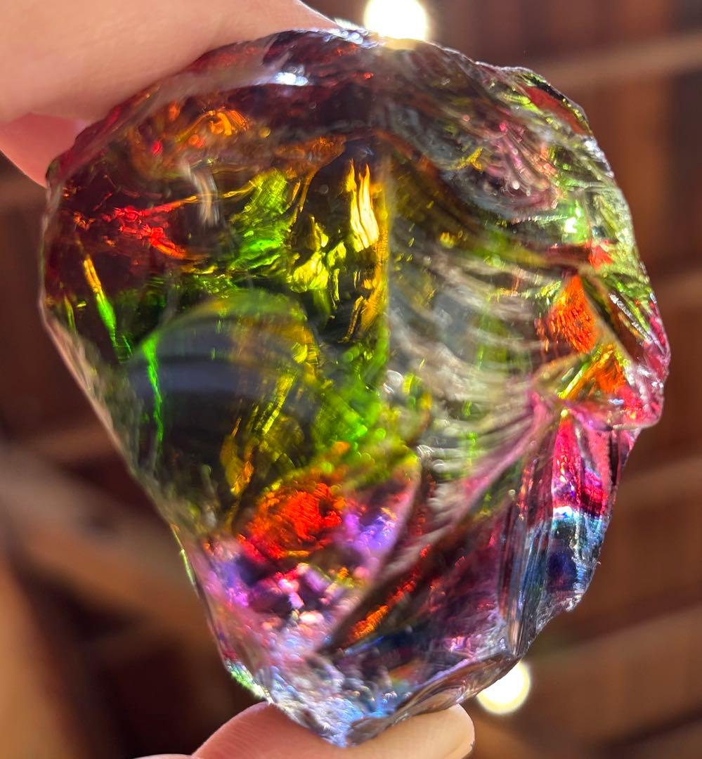 アンダラクリスタル レインボー　マルチカラー　Andara Crystal