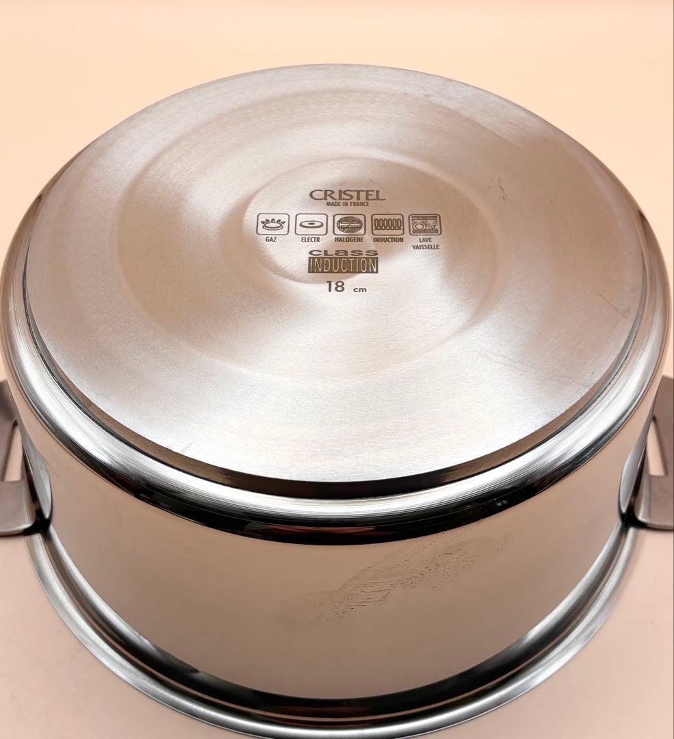 18cm CRISTEL クリステル　グラフィット 深鍋