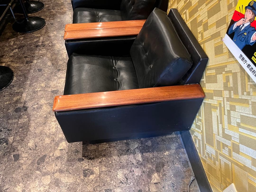 レトロ 一人掛け　ソファー　FUJI FURNITURE 1脚