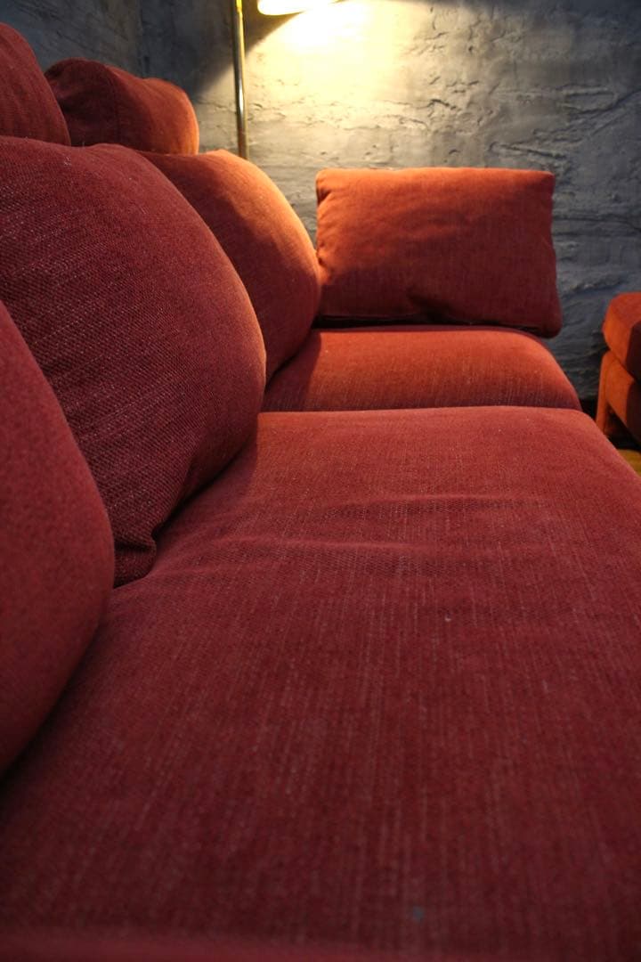 首都圏送無料〜大塚家具CUENT40万オールフェザー極楽コーナーカウチソファ