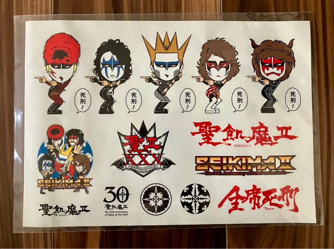 聖飢魔II ステッカー 4枚セット - メルカリ