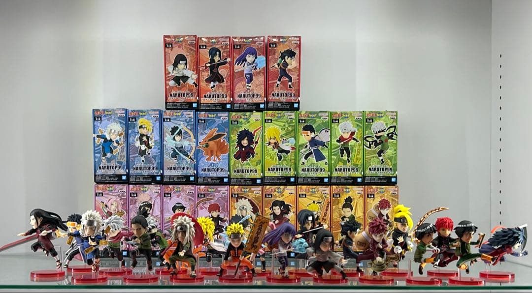 ナルト ワーコレ narutop 99 ナルトップ セミコンプセット フィギュア