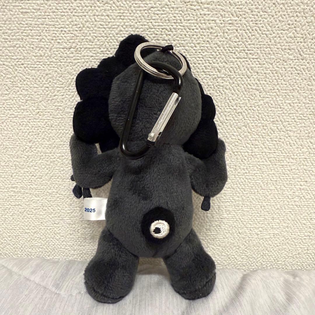開幕日購入】大阪万博 黒ミャクミャク カラビナ キーホルダー ブラック