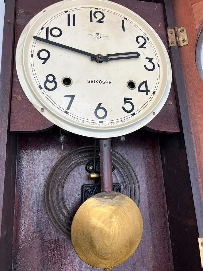 SEIKOSHA　掛け時計　昭和レトロ振り子時計