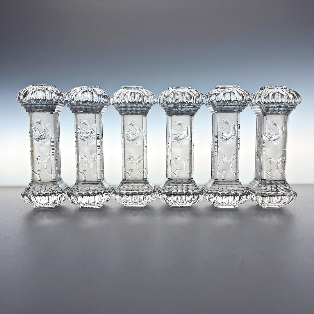 レア オールド バカラ ルネッサンス デポリ ナイフレスト 6本 セット 箸置き