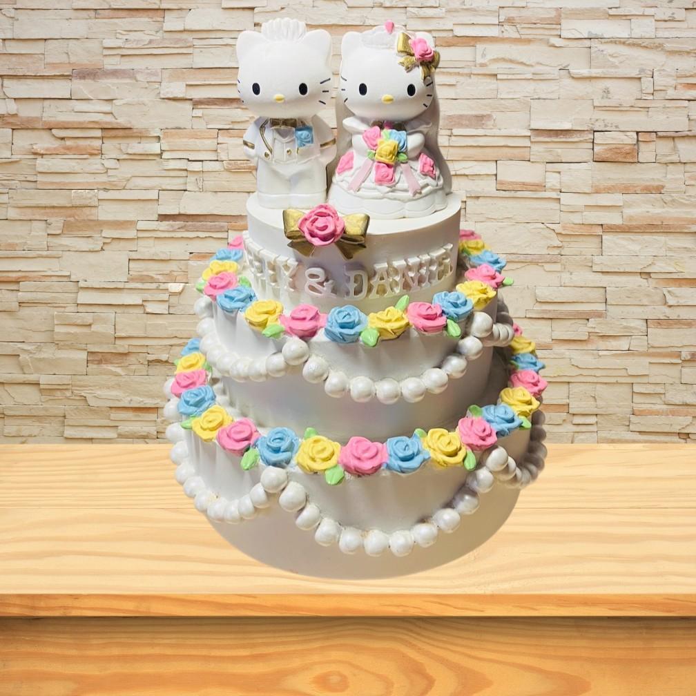 【希少】ハローキティ ウェディングケーキ オルゴール