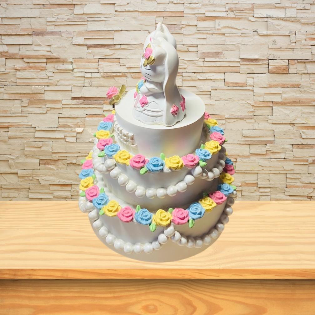 【希少】ハローキティ ウェディングケーキ オルゴール