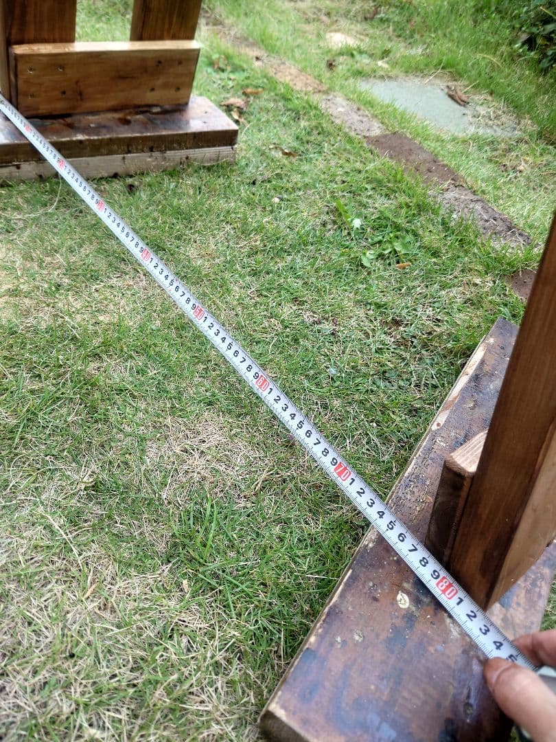 木製ベンチ 【天板サイズ約幅60cm奥行26.7cm】